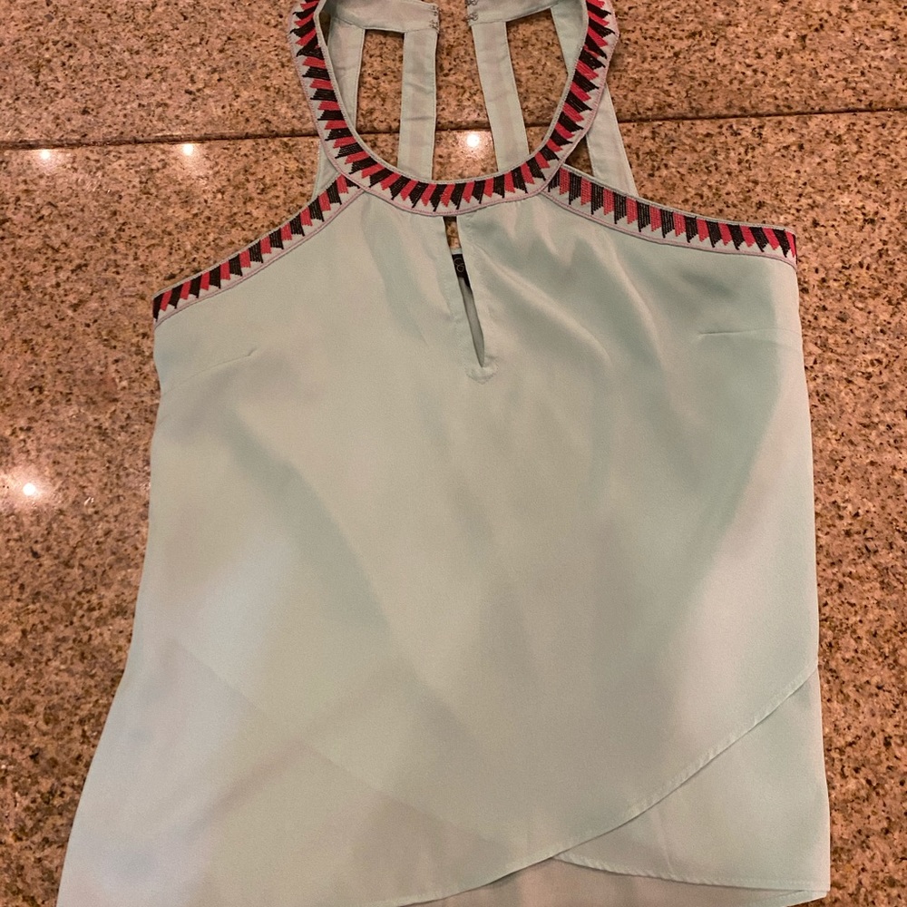 Light blue JS top